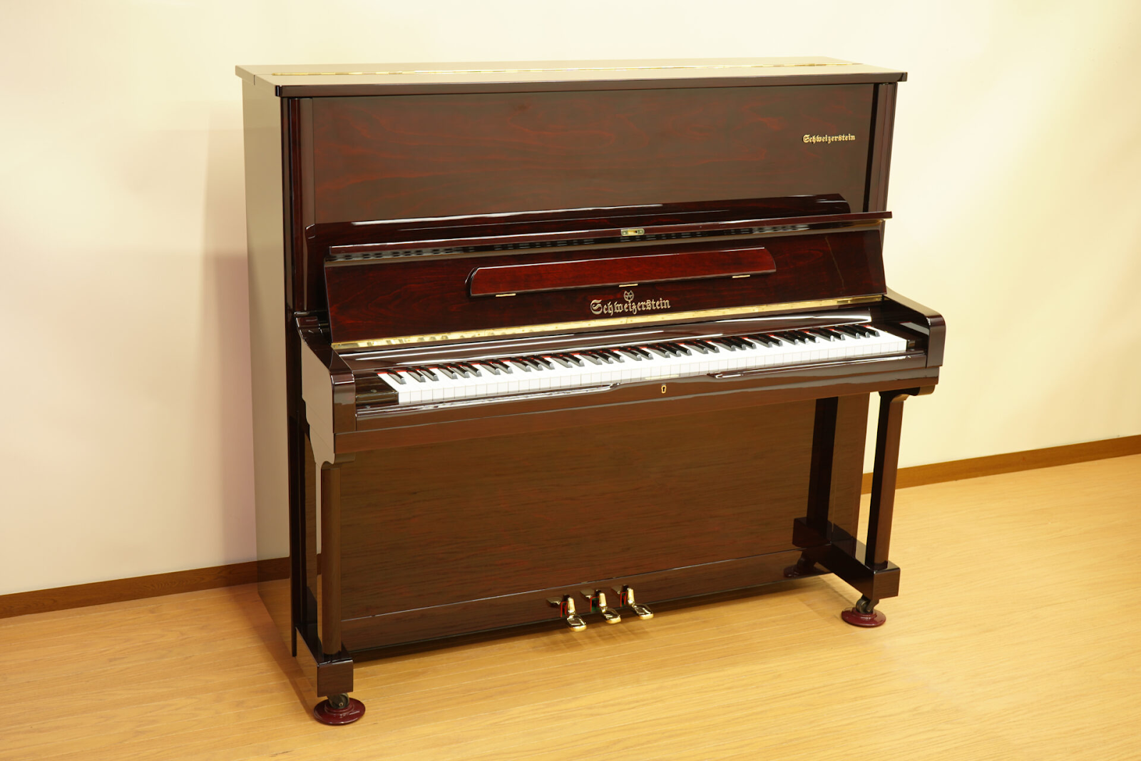 ピアノ シュバイツァスタイン アップライト - 鍵盤楽器